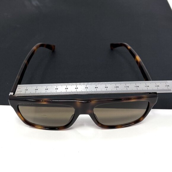 Gucci GG0450S 003 Tortoise Brown Sunglasses Frame 57-17 145 Made Italy main image 9